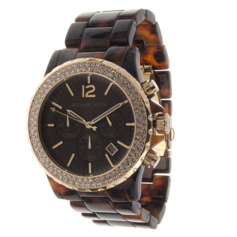 michael kors womens mk5557 madison tortoise watch 